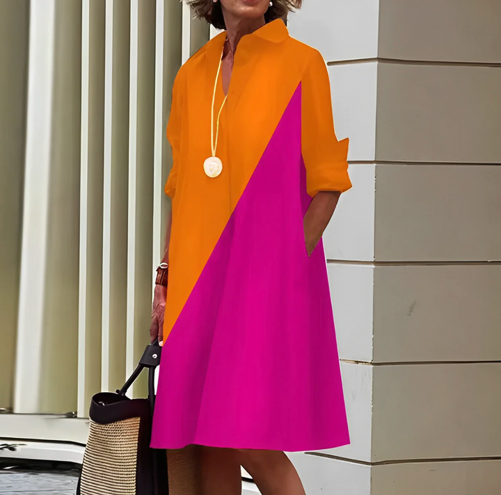 Valérie Robe Polo Élégante Stretch et Respirante