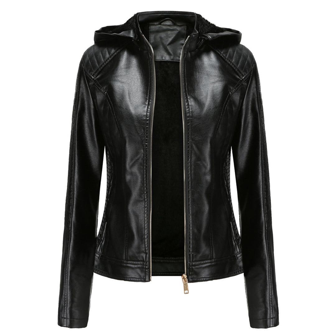 Manon Veste Slim à Capuche Amovible