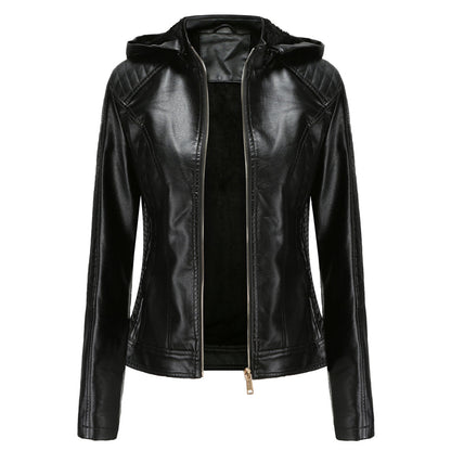 Manon Veste Slim à Capuche Amovible
