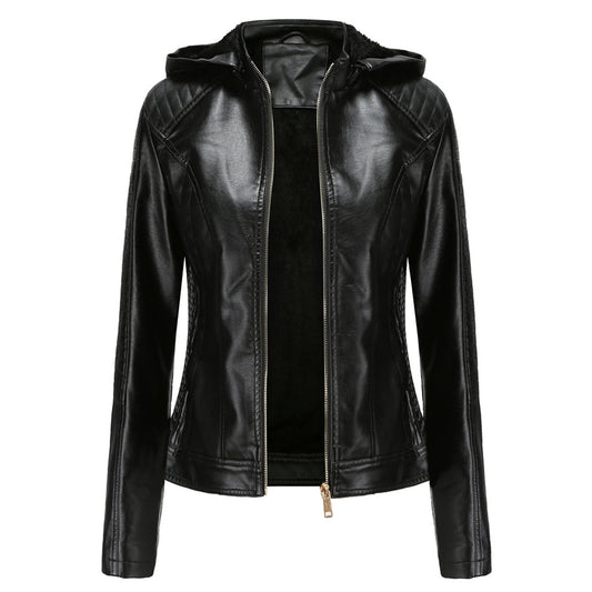 Manon Veste Slim à Capuche Amovible
