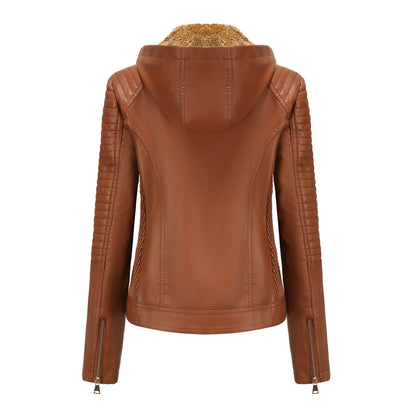 Manon Veste Slim à Capuche Amovible