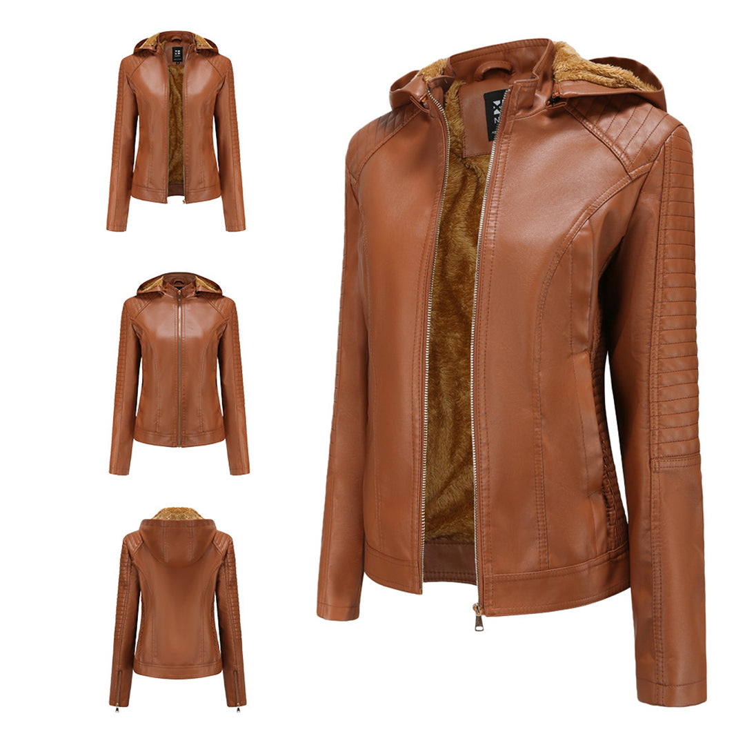 Manon Veste Slim à Capuche Amovible