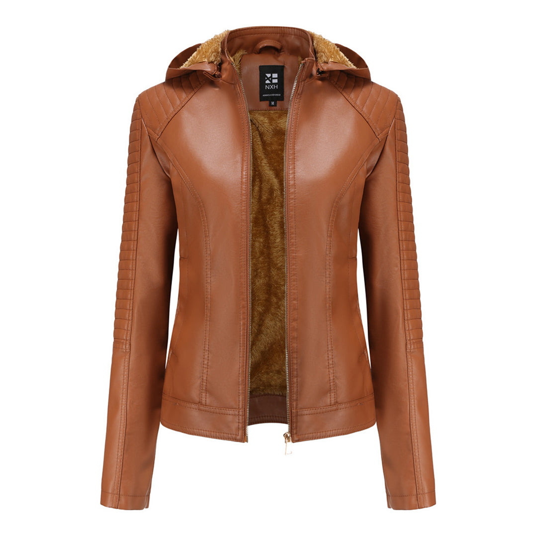 Manon Veste Slim à Capuche Amovible