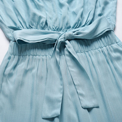 Pour femme - Combinaison bustier décontractée taille élastique