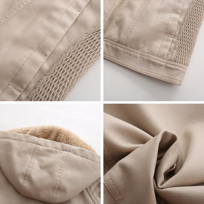 Manon Veste Slim à Capuche Amovible
