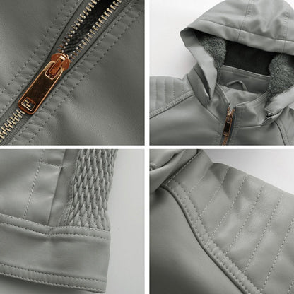 Manon Veste Slim à Capuche Amovible
