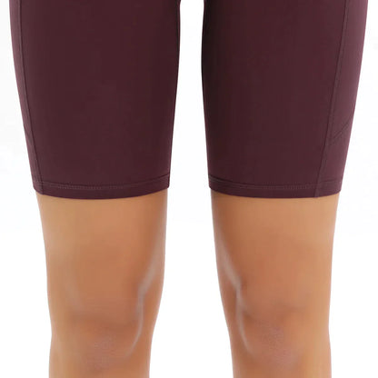 Kratki de Sport Pour Femme - Taille Haute Avec Poche Intégrée