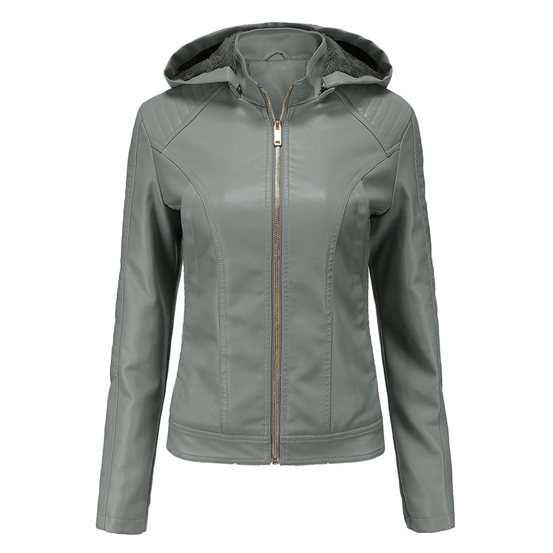 Manon Veste Slim à Capuche Amovible