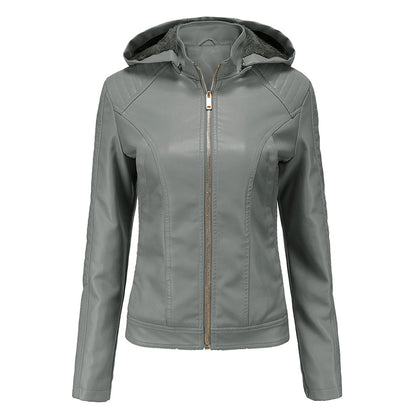 Manon Veste Slim à Capuche Amovible