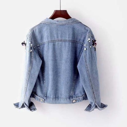 Veste en Jean Décontractée au Style Tendance pour Femme