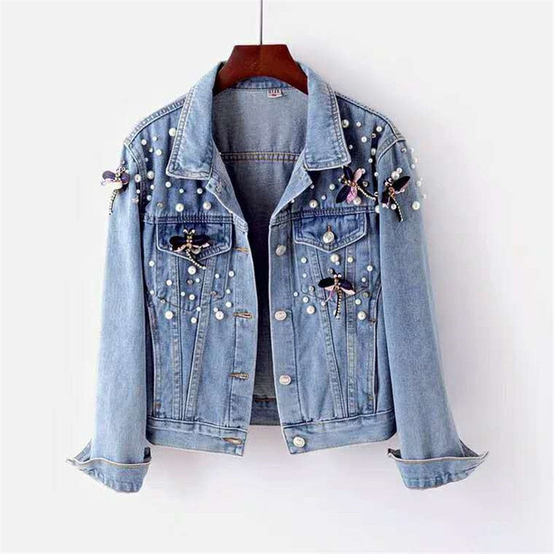 Veste en Jean Décontractée au Style Tendance pour Femme