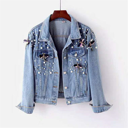 Veste en Jean Décontractée au Style Tendance pour Femme