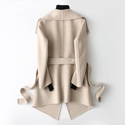 Women's Tailored Double-Breasted Fitted Jacket