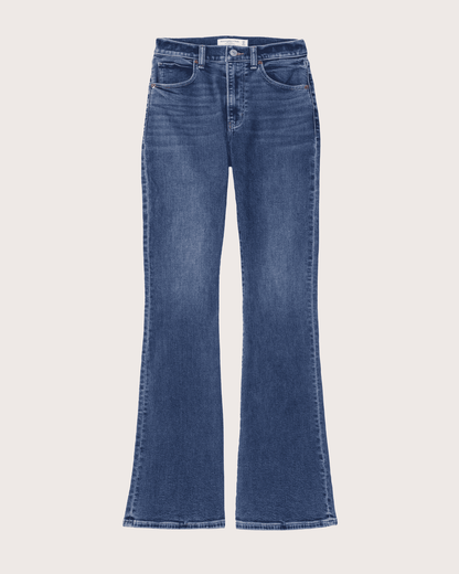 Jean Taille Haute Coupe Ample Pour Femme