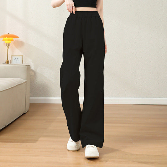 Pantalon cargo décontracté en coton mélangé pour femme