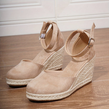 Chaussures Plates d’Été pour Femmes – Bout Fermé et Bride Fine