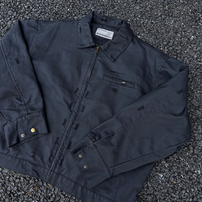 Veste femme en similicuir - Coupe Oversize - Fini Ciré - Poches Zippées