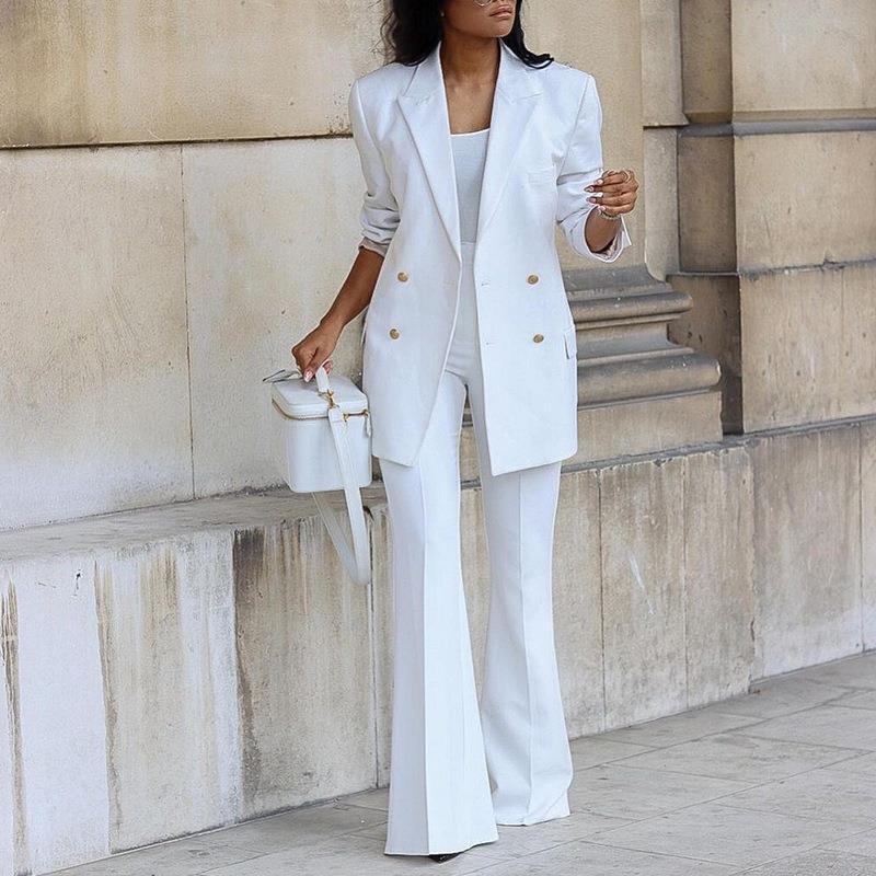Élise Women’s Blazer classic Double-Breasted & Relaxed Fit Style