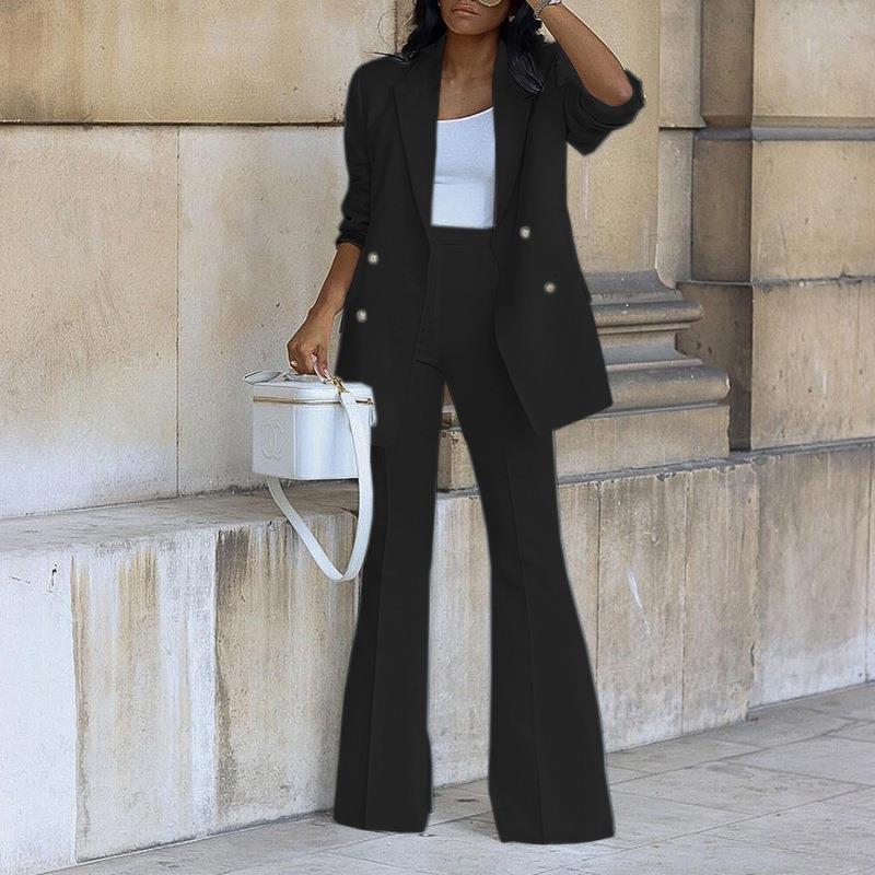 Élise Women’s Blazer classic Double-Breasted & Relaxed Fit Style