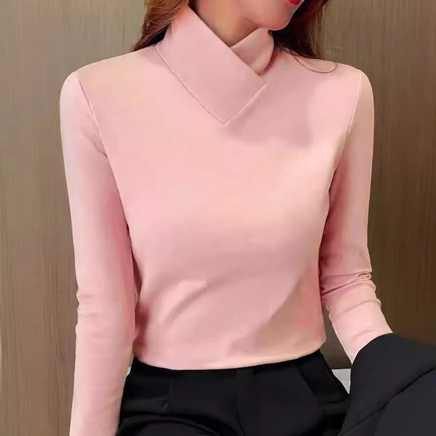 Elegant Women’s Turtleneck Top | Soft & Stylish Spring Summer Fashion
