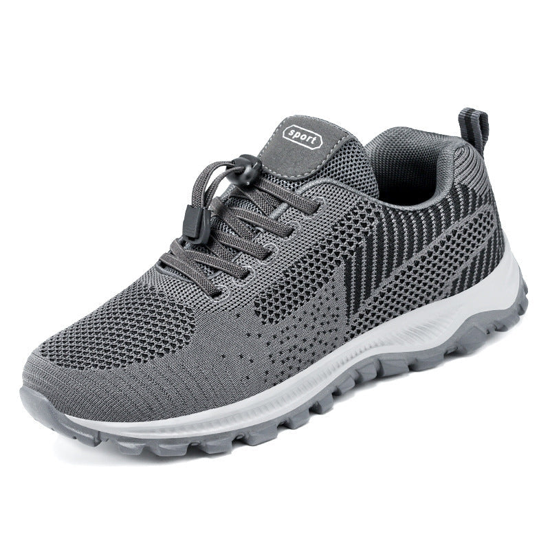 Women's Breathable Mesh Athletic Sneakers - Low, Lightweight, Lace-Up