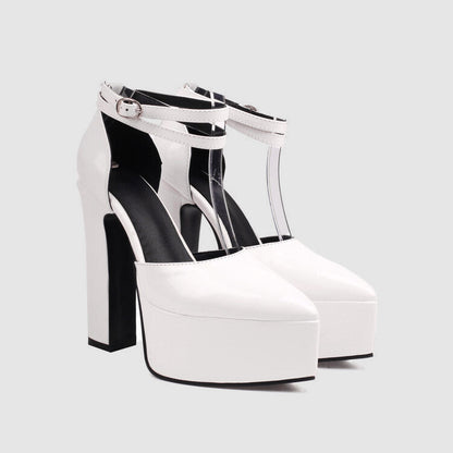 Escarpins Chic en Cuir Véritable pour Femmes