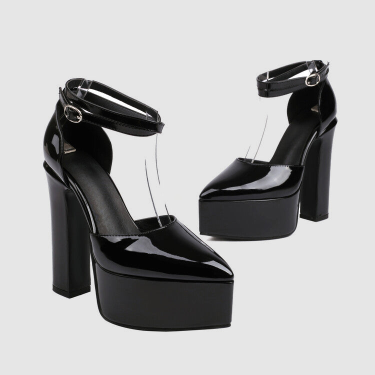 Escarpins Chic en Cuir Véritable pour Femmes