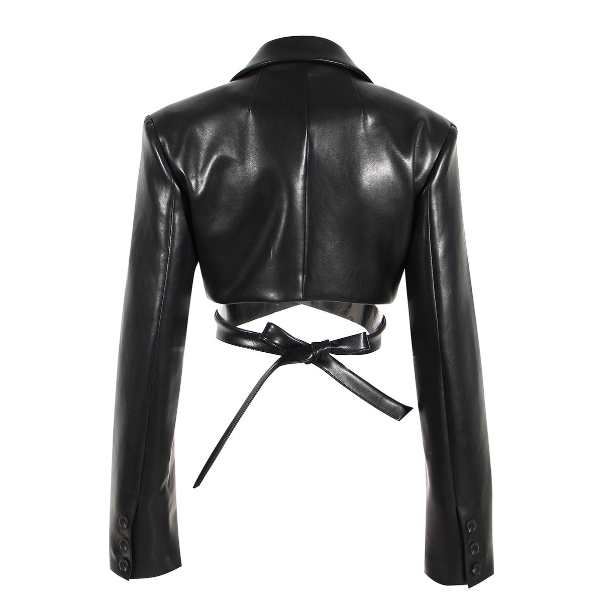 Veste femme élégante avec ceinture à la taille - stil udendørs