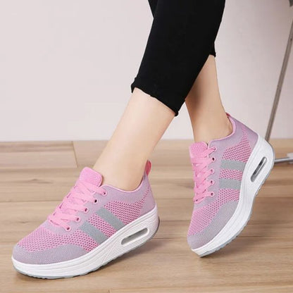 Anaïs Women's Athletic Sneakers in Breathable Mesh with Cushioning Sole