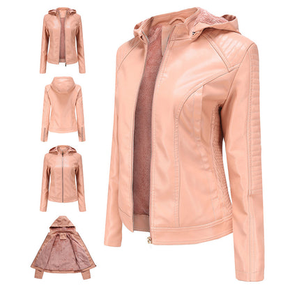 Manon Veste Slim à Capuche Amovible