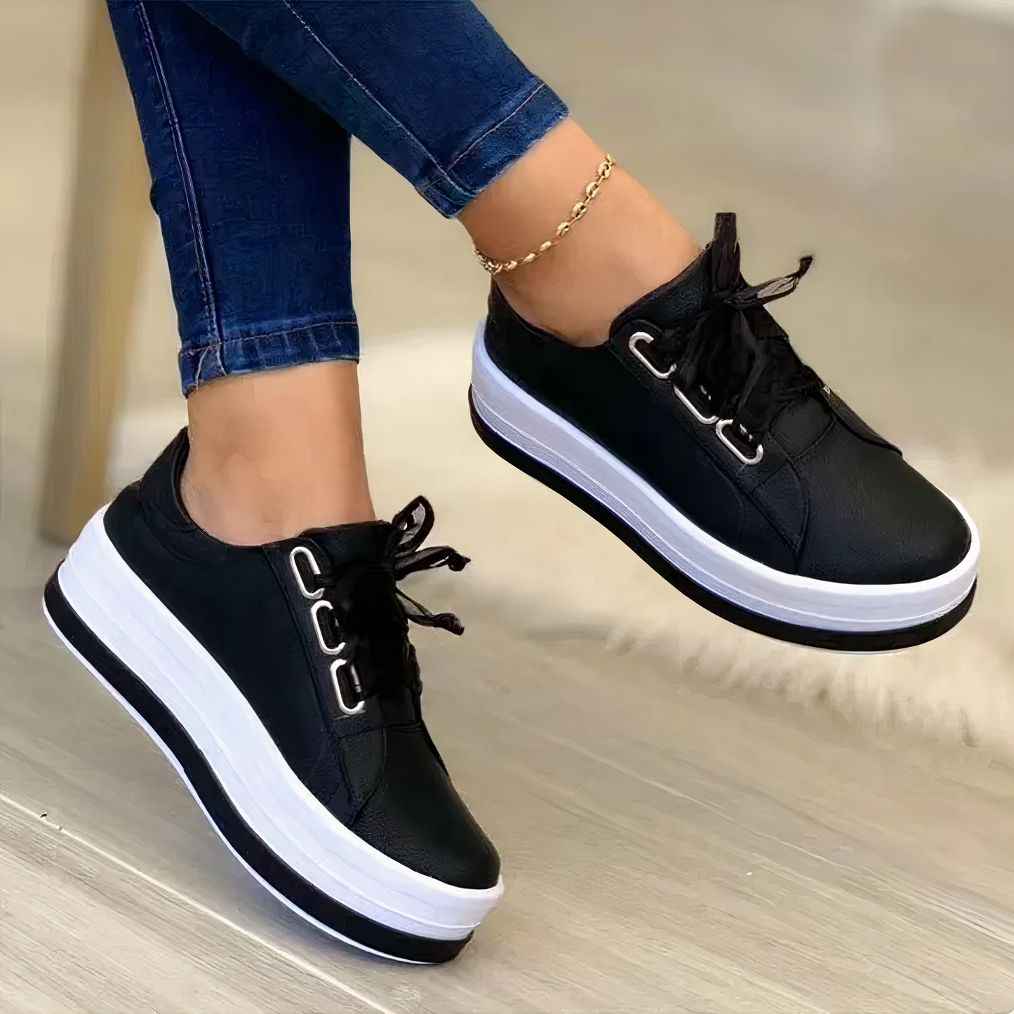 Amélie Elegant and Colorful Retro Sneakers