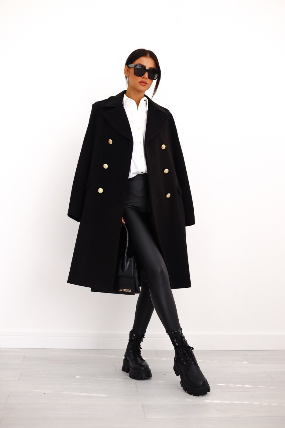 Veste Cintrée pour Femmes à Col Revers et Double Boutonnage, Manches Longues