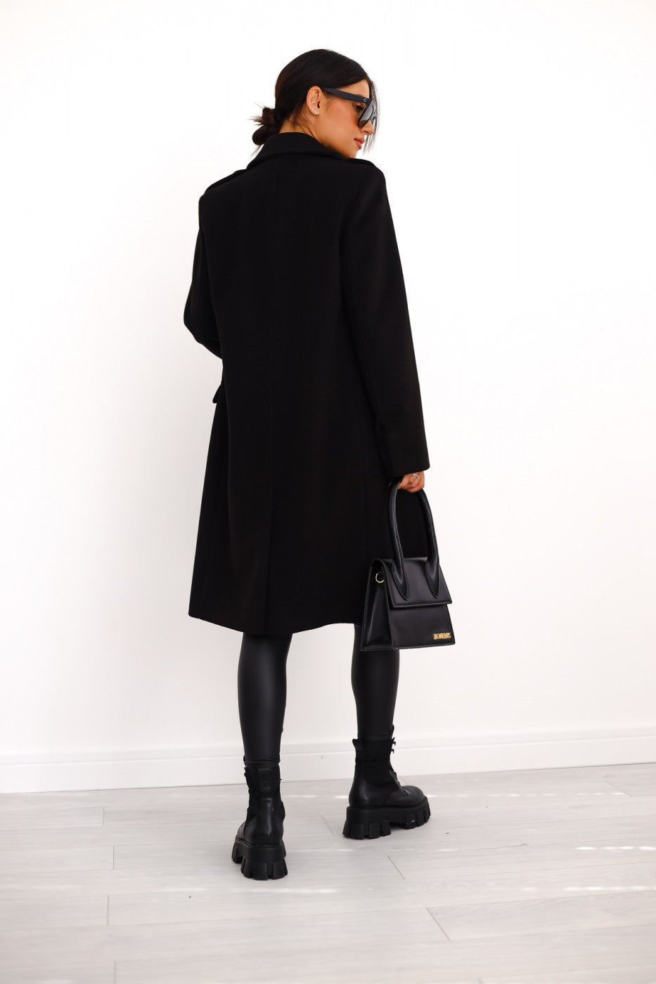 Veste Cintrée pour Femmes à Col Revers et Double Boutonnage, Manches Longues