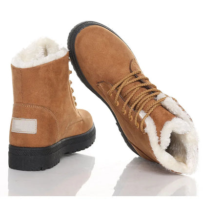 Women's Stylish Boots with Small Heel and Round Toe