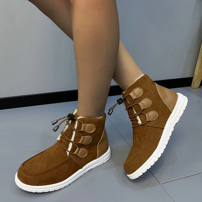 Women's Casual and Trendy Round Toe Ankle Boots
