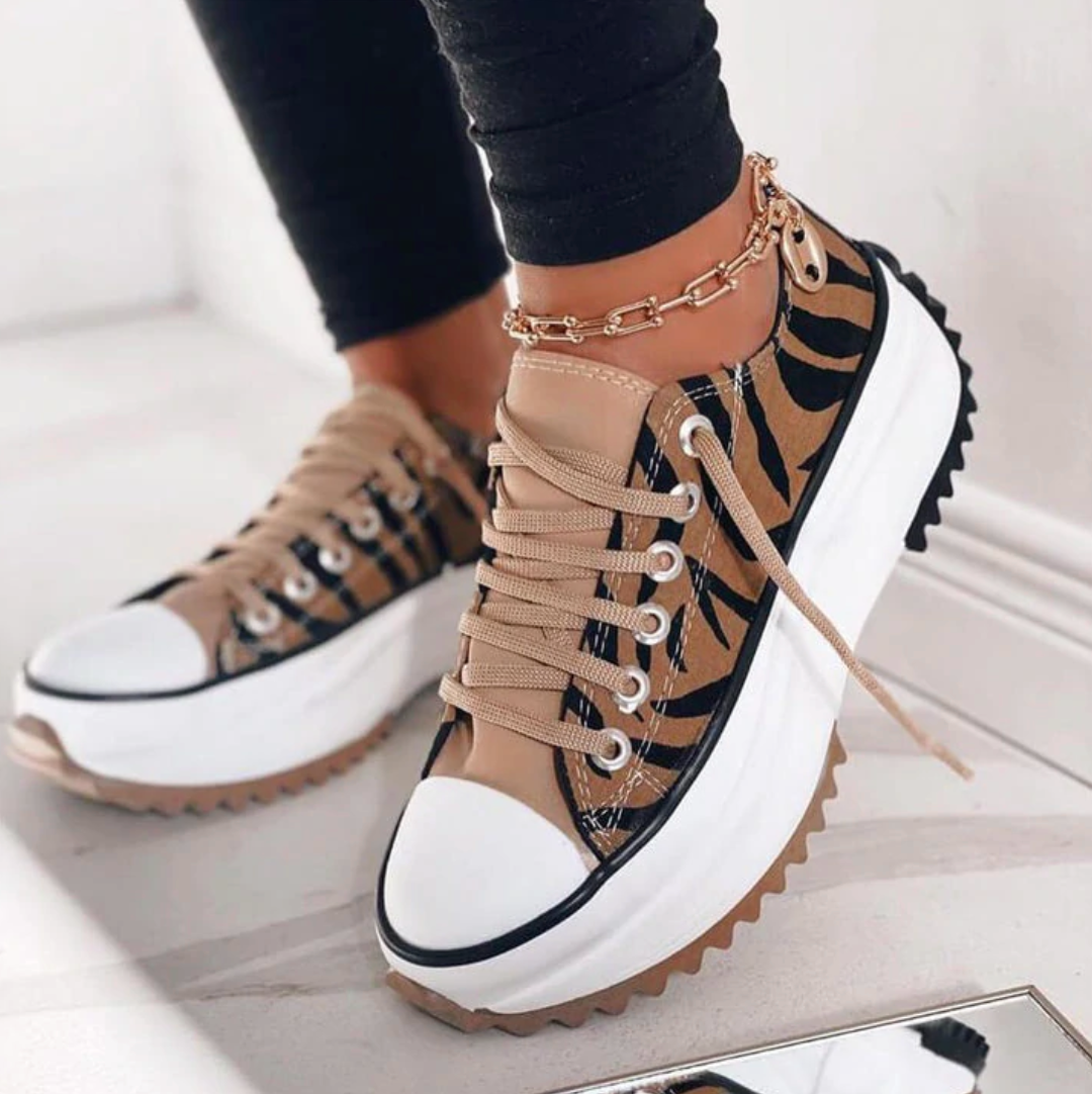 Emma Women's Platform Sneakers - Thick Sole and Trendy Design