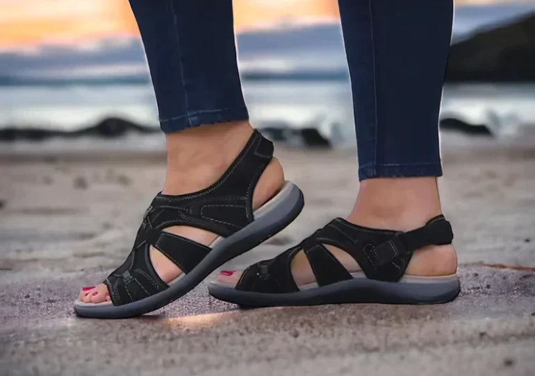 Sandales d’Été pour Femmes – Confort Quotidien avec Brides Réglables