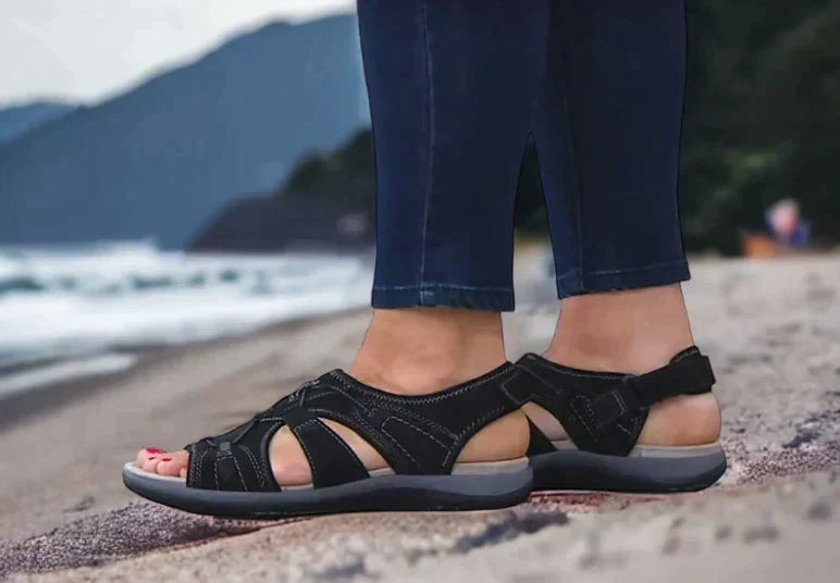 Sandales d’Été pour Femmes – Confort Quotidien avec Brides Réglables