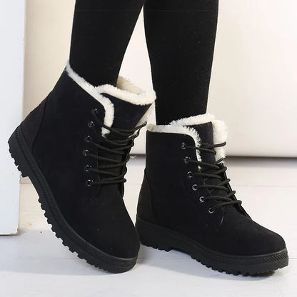 Women's Stylish Boots with Small Heel and Round Toe