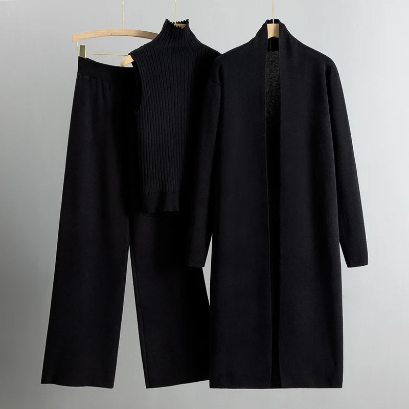 Gilet Long Femme Ouvert en Maille Douce – Coupe Décontractée
