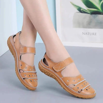 Sandales Quotidiennes pour Femmes – Ajustement Velcro et Confort Optimal