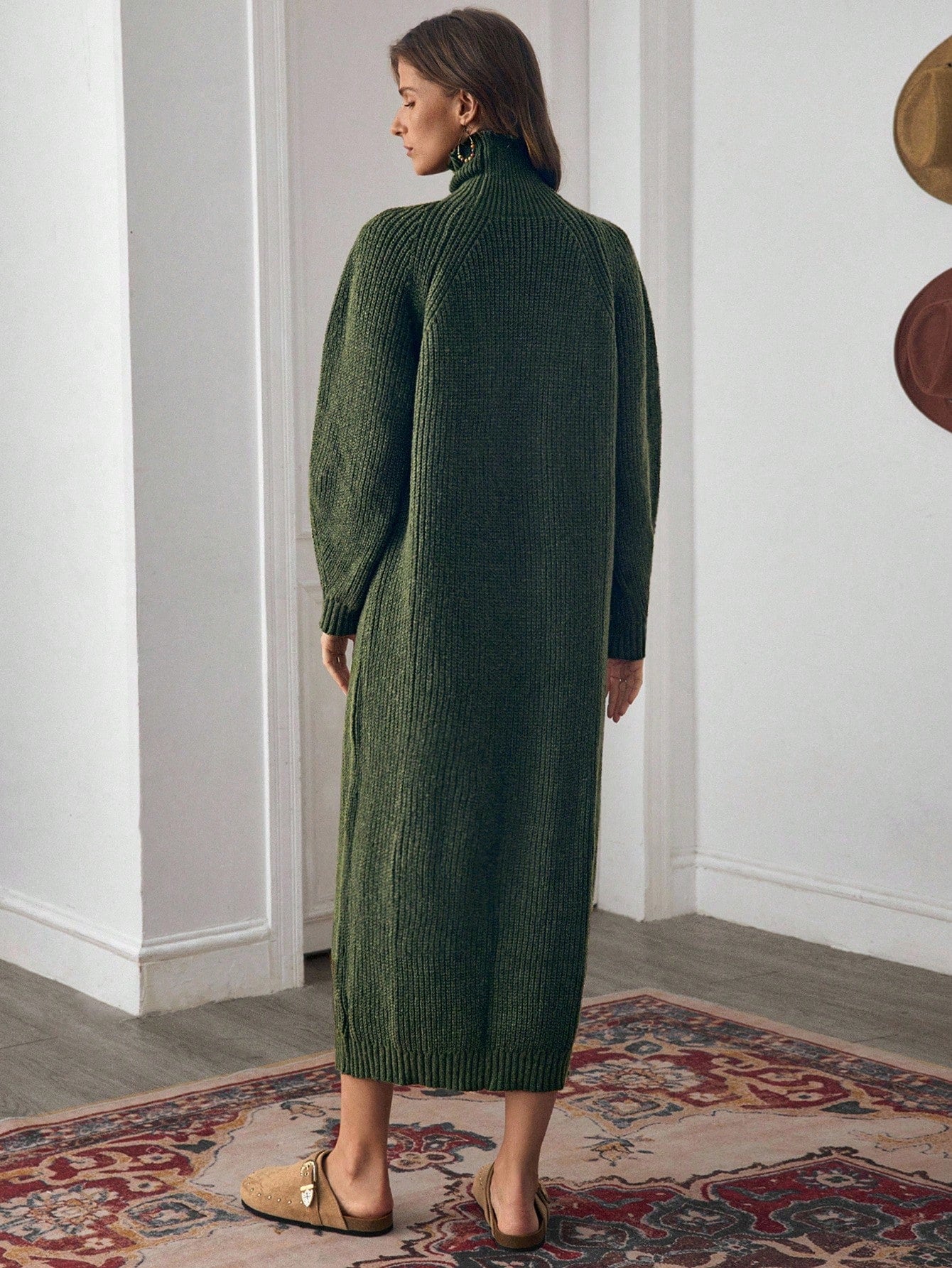 turtleneck knit dress Nushes