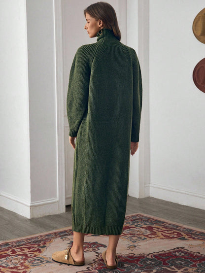 turtleneck knit dress Nushes