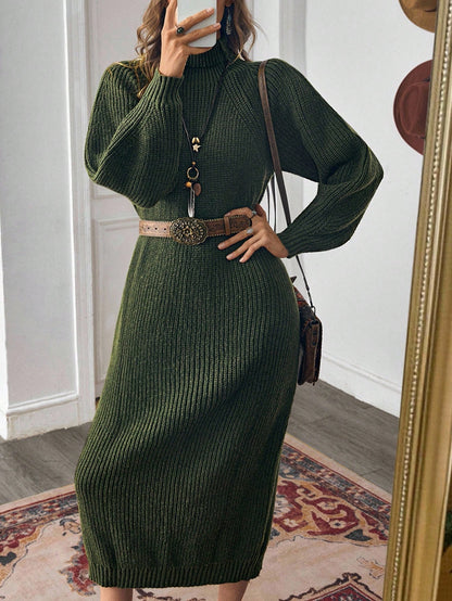 turtleneck knit dress Nushes