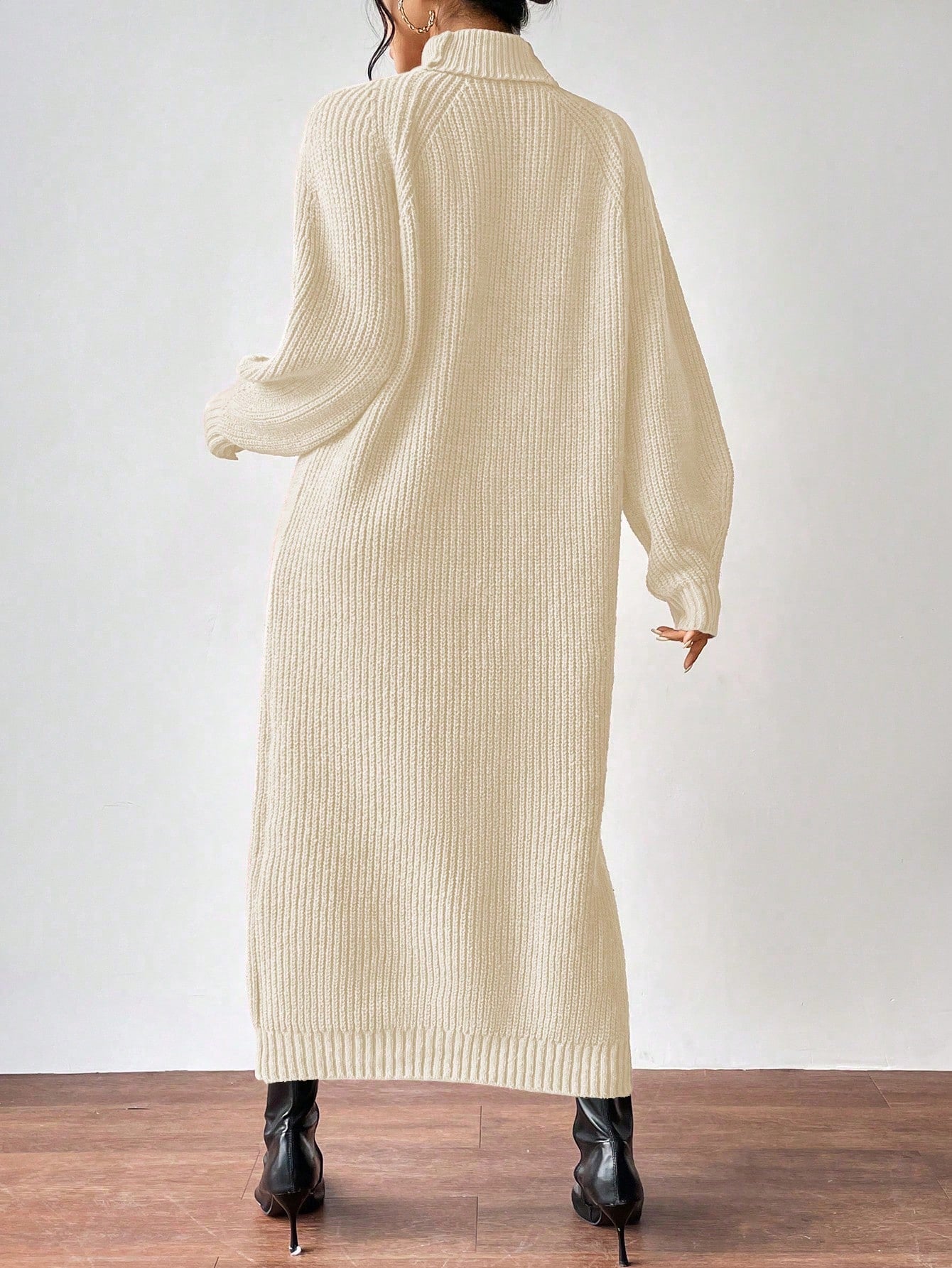 turtleneck knit dress Nushes
