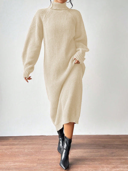 turtleneck knit dress Nushes