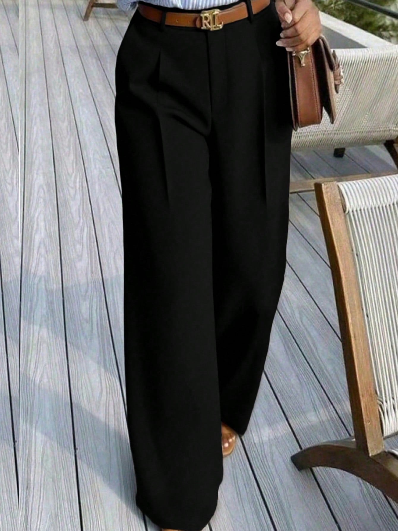 Office-ready wide-leg trousers women Nushes 