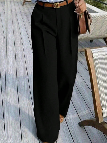 Office-ready wide-leg trousers women Nushes 