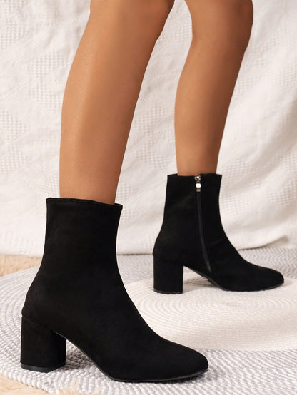 women’s square toe fashion boots