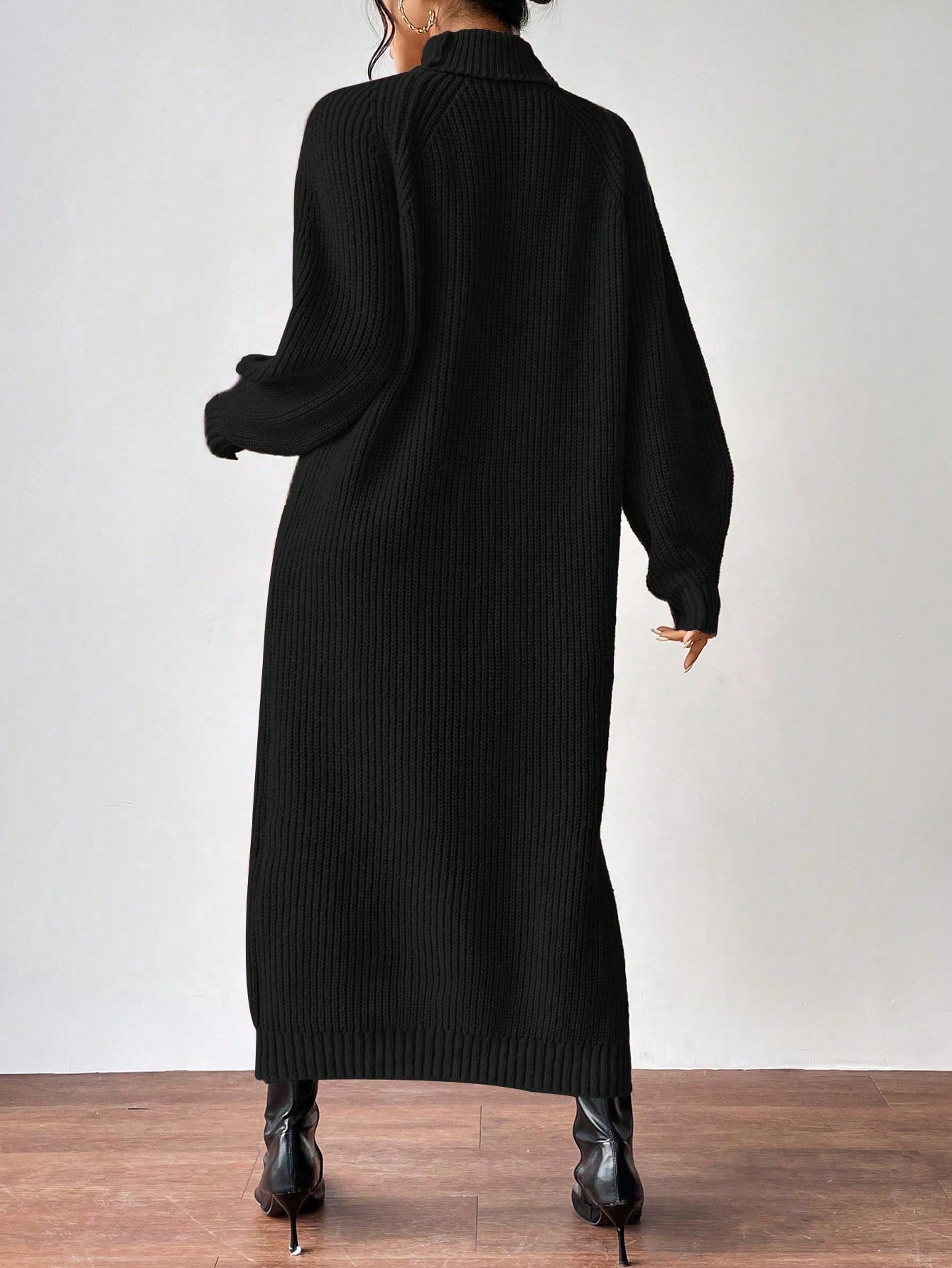 turtleneck knit dress Nushes